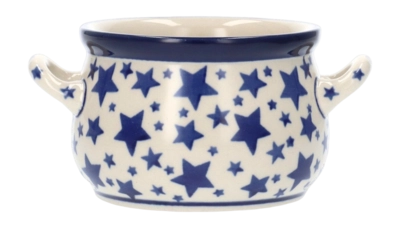 Soup bowl Bunzlau Castle White Stars (360 ml)