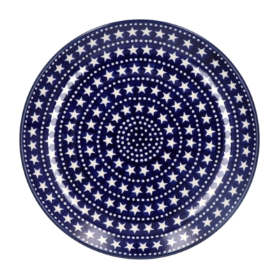 Dinner Plate Bunzlau Castle Blue Stars (25,5 cm)