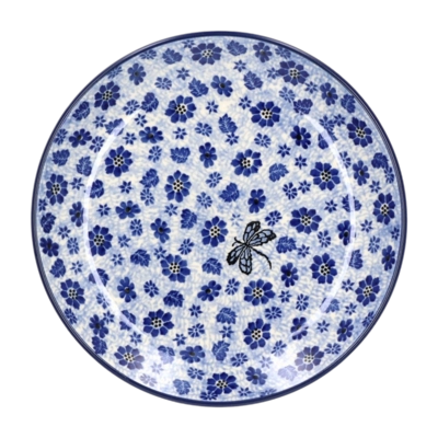 Plate Bunzlau Castle Dragonfly (23,5 cm)