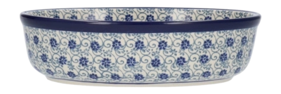 Baking dish Bunzlau Castle Oval Flower Fountain (13 x 21 cm) '24