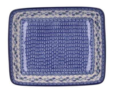 Baking dish Bunzlau Castle Rectangular Indigo (25 x 32 cm)