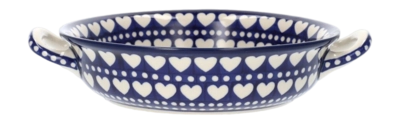 Plat à Four Bunzlau Castle Rond Blue Valentine (Ø 21 cm)