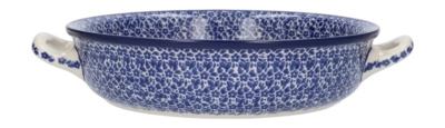 Baking dish Bunzlau Castle around Indigo (Ø 26 cm)