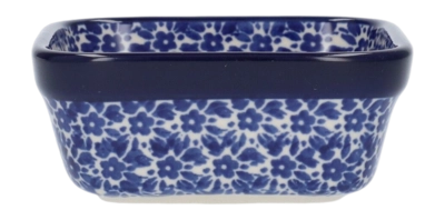 Kom Bunzlau Castle Vierkant Indigo (170 ml)
