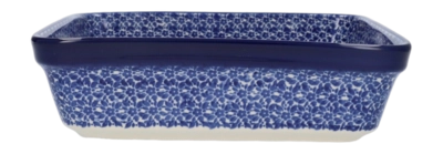 Ovenschaal Bunzlau Castle Vierkant Indigo (27 x 27 cm)