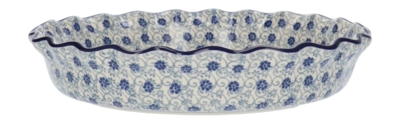 Pie Dish Bunzlau Castle Wide Edge Flower Fountain (Ø 26 cm) '24