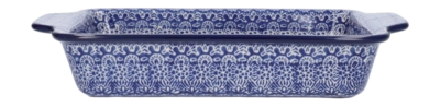 Ovenschaal Bunzlau Castle Met Handvaten Lace (18,5 x 28 cm)