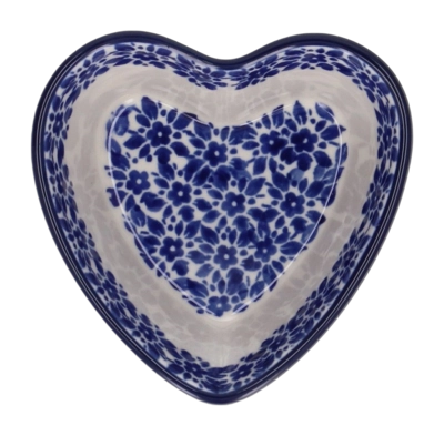 Ovenschaal Bunzlau Castle Hart Indigo (160 ml)