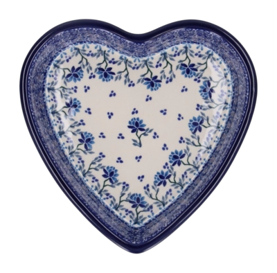 Pirofila a cuore Bunzlau Castle 720 ml, Teglia forno, Blu Sogno a occhi aperti
