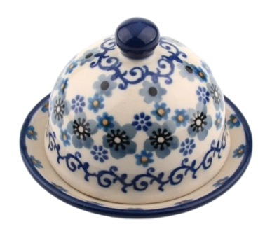 Butter Dish Bunzlau Castle Round Winter Garden (Ø 9,5 cm)