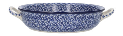 Auflaufform Bunzlau Castle Rund Indigo (Ø 23 cm)