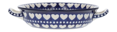 Ovenschaal Bunzlau Castle Rond Blue Valentine (Ø 17 cm)