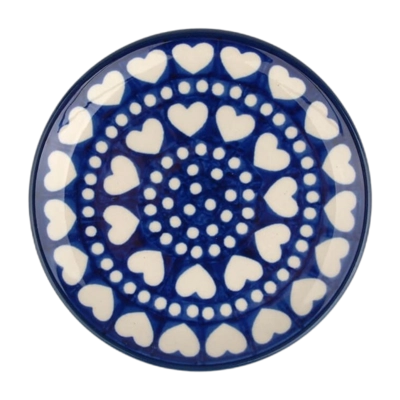 Assiette à Cake Bunzlau Castle Blue Valentine (12,3 cm)