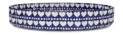 Pie Dish Bunzlau Castle Blue Valentine (Ø 28,5 cm)