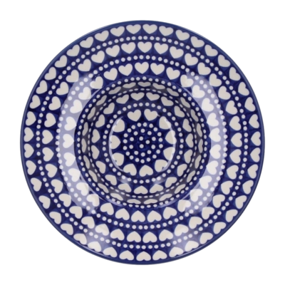Pastabord Bunzlau Castle Blue Valentine (25 cm)