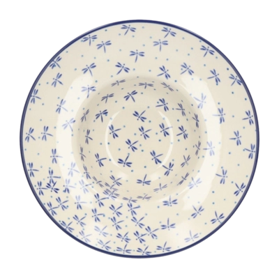 Pasta Plate Bunzlau Castle Damselfly (25 cm)