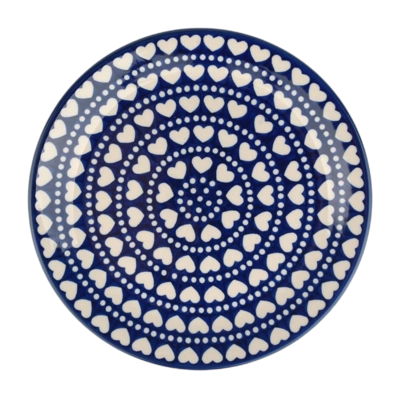 Dinerbord Bunzlau Castle Plat Blue Valentine (25 cm)