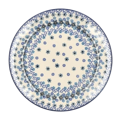 Dinner Plate Bunzlau Castle flat winter garden (25 cm)