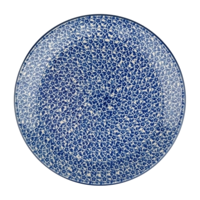 Dinerbord Bunzlau Castle Plat Indigo (25 cm)