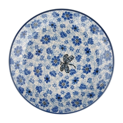 Plate Bunzlau Castle Flat Dragonfly (19.5 cm)