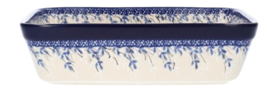 Baking Dish Bunzlau Castle Rectangular Berry Dance