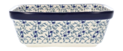 Ovenschaal Bunzlau Castle Vierkant Blue Olive (20 x 20 cm)