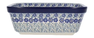 Ovenschaal Bunzlau Castle Vierkant Blue Fountain (20 x 20 cm)