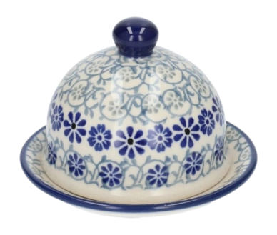 Beurrier Bunzlau Castle Rond Blue Fountain (Ø 9,5 cm)