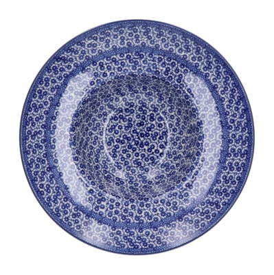 Piatto fondo pasta Bunzlau Castle 25 cm, Blu Mezzanotte