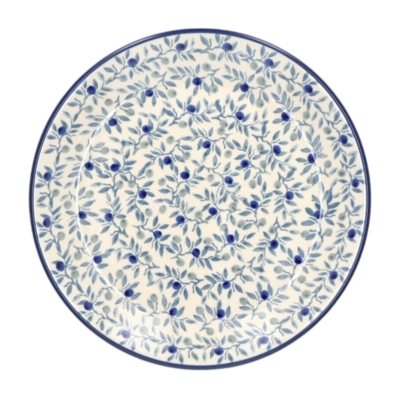 Bord Bunzlau Castle Plat Blue Olive (19,5 cm)