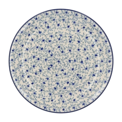 Dinerbord Bunzlau Castle Plat Blue Olive (25 cm)