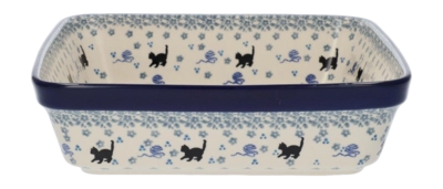 Baking dish Bunzlau Castle Square Cat (27 x 27 cm)