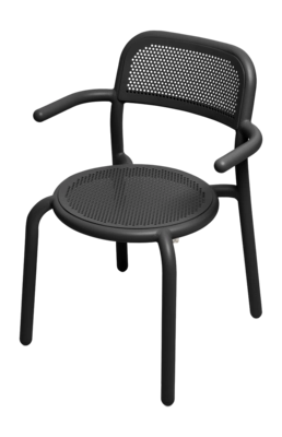 Tuinstoel Fatboy Toní Armchair Anthracite (Set van 4)