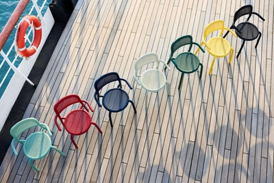 Tuinstoel Fatboy Toní Dark Ocean (Set van 4)