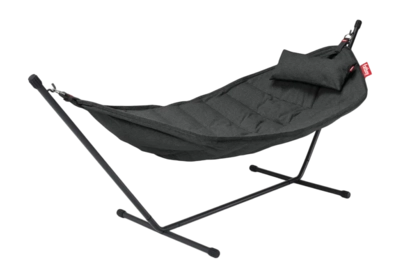 Hangmat Fatboy Headdemock Superb Thunder Grey (Incl. Kussen + Rack Black)