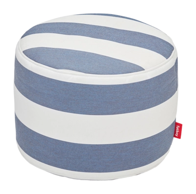 Poef Fatboy Point Outdoor Stripe Ocean Blue Ø50 x 35