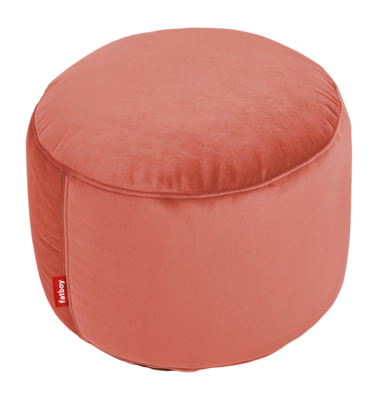 Poef Fatboy Point Velvet Recycled Rhubarb Ø50 x 35