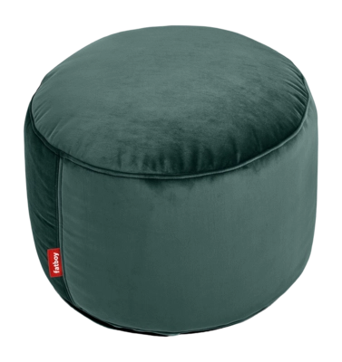 Poef Fatboy Point Velvet Recycled Petrol Ø50 x 35