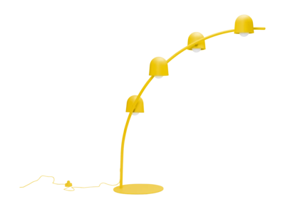 Vloerlamp Fatboy Big Lebow Banana Yellow