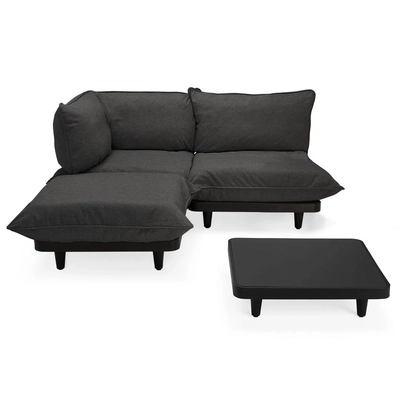 Loungeset Fatboy Paletti Set Medium Thunder Grey (Incl. Antracite Table)