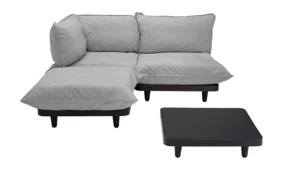 Loungeset Fatboy Paletti Set Medium Rock Grey (Incl. Grey Table)