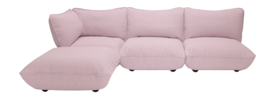 Bank Fatboy Sumo Corner Sofa Bubble Pink