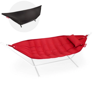 Hangmat Fatboy Headdemock Superb Red Deluxe Light Grey