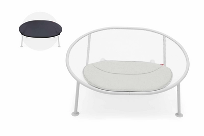 Loungestoel Fatboy Netorious Light Grey Deluxe Mist