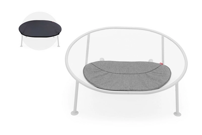 Loungestoel Fatboy Netorious Light Grey Deluxe Rock Grey