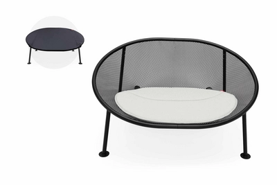 Loungestoel Fatboy Netorious Anthracite Deluxe Mist