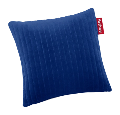 Warmtekussen Fatboy Hotspot Quadro Line Velvet Flash Blue (45 x 45 cm)