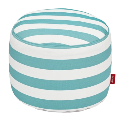 Poef Fatboy Point Outdoor Stripe Azur Ø50 x 35