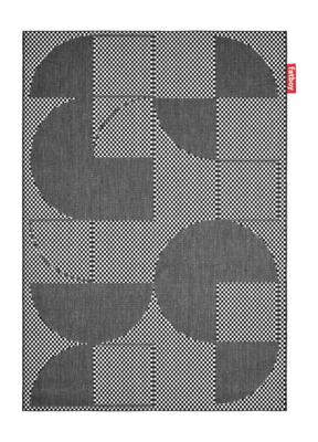 Textile d'Extérieur Fatboy Carpretty Petit Jigsaw Black/White (160 x 230 cm)