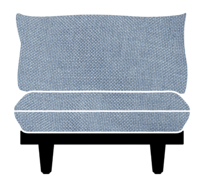 Seat Outfit Fatboy Paletti Storm Blue